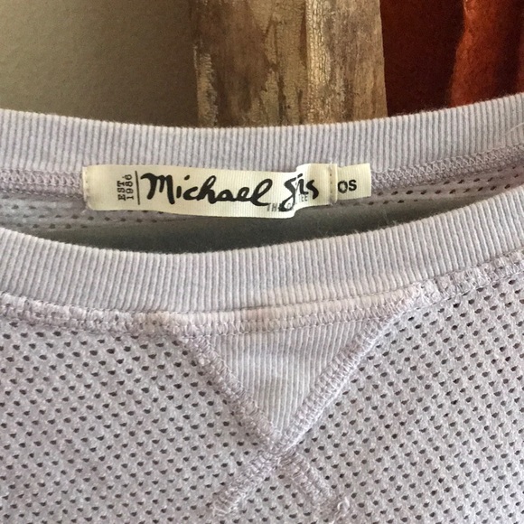 Michael stars fishnet work out top - Picture 2 of 3